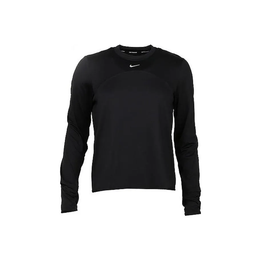 Nike Dri-FIT Swift UV Women's Crew-Neck Running Top Black