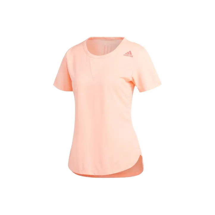 Adidas T-Shirt Женская Светлая Блестящая Оранжевая