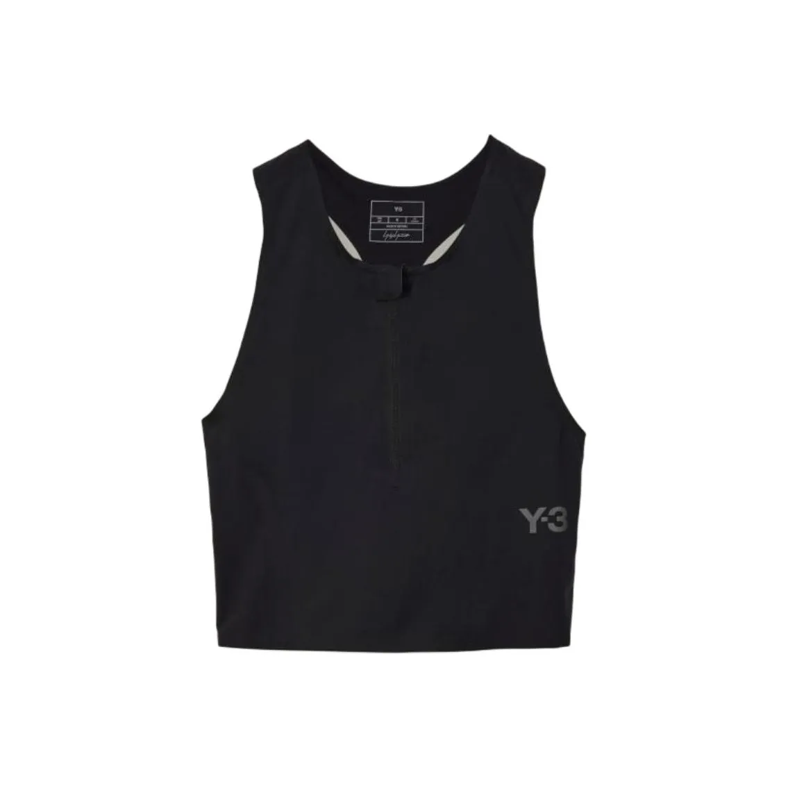 Y 3 Cropped Performance Tank Top