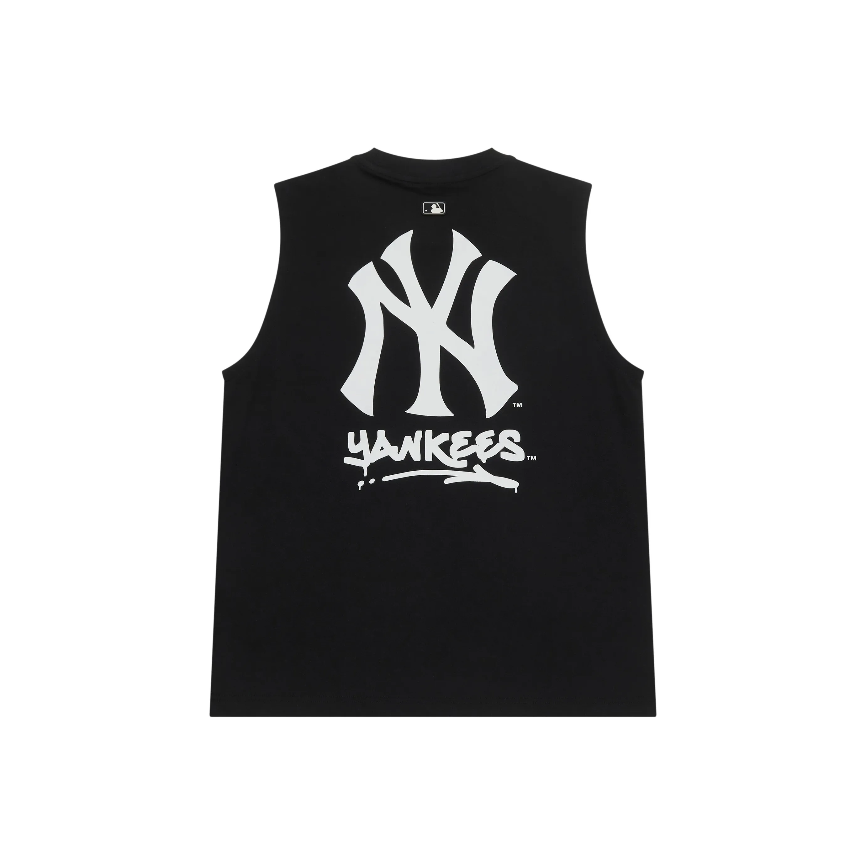 Mlb Base Logo New York Yankees Basic Collection SS25 Майка Унисекс Черный