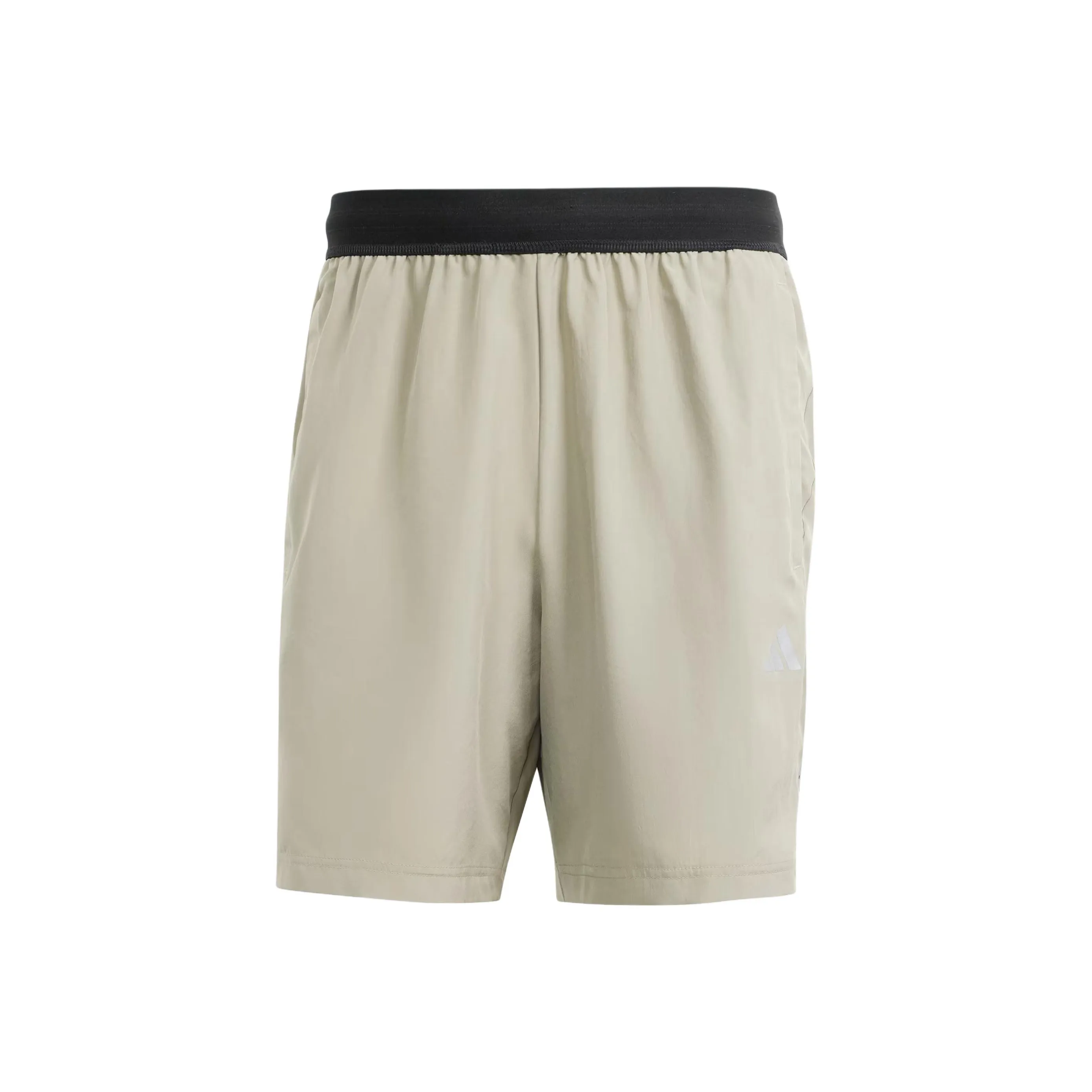 Adidas Gym+ Training Woven logo shorts Sports logo shorts Men's Green Gray