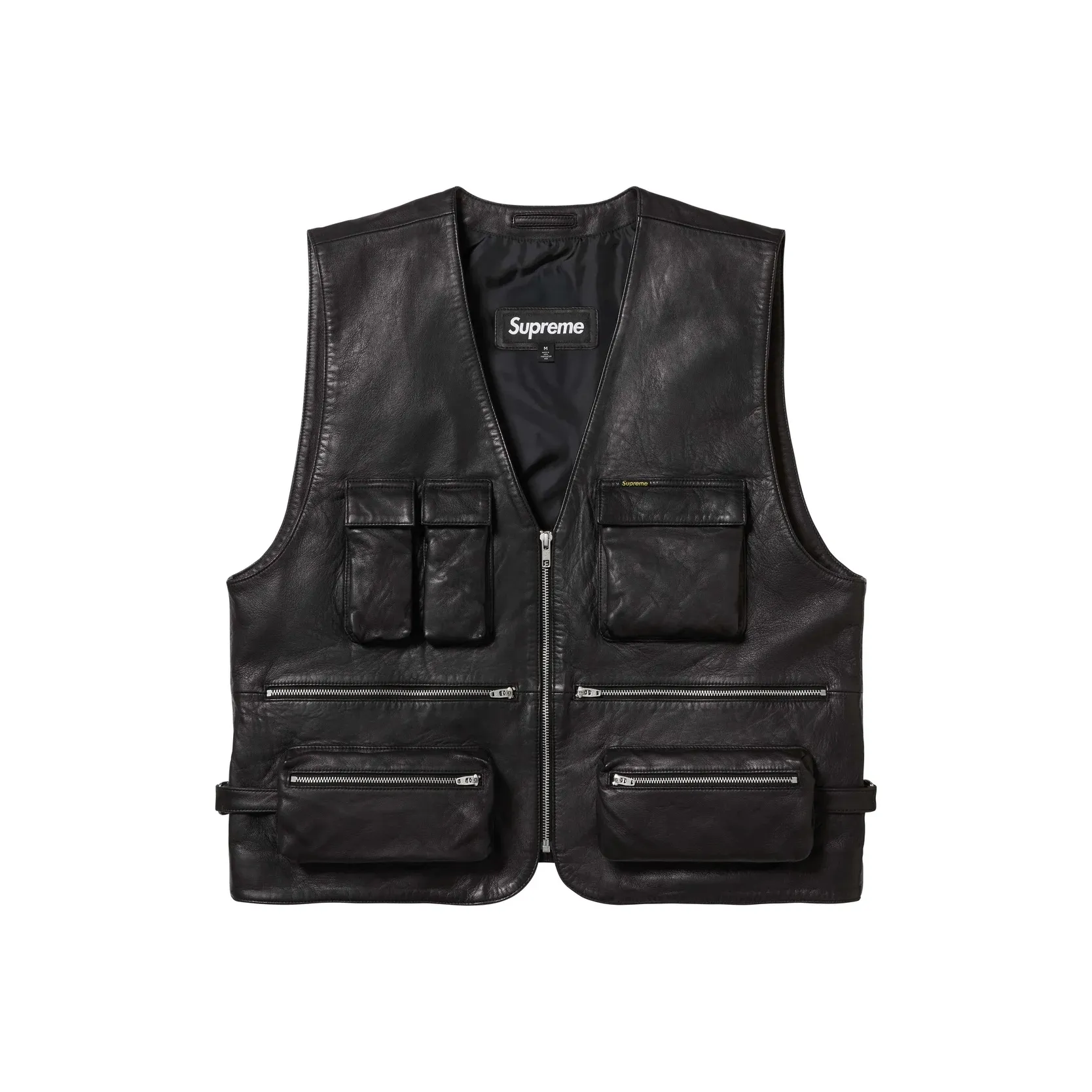 Supreme Leather Cargo Vest