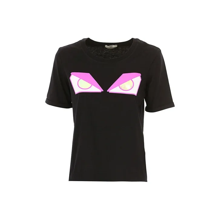 FENDI Черные Женские Т-рубашки