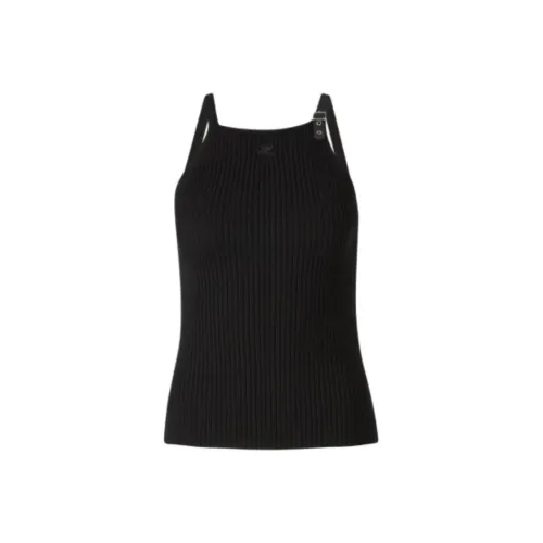 COURREGES Черные Женские Майки