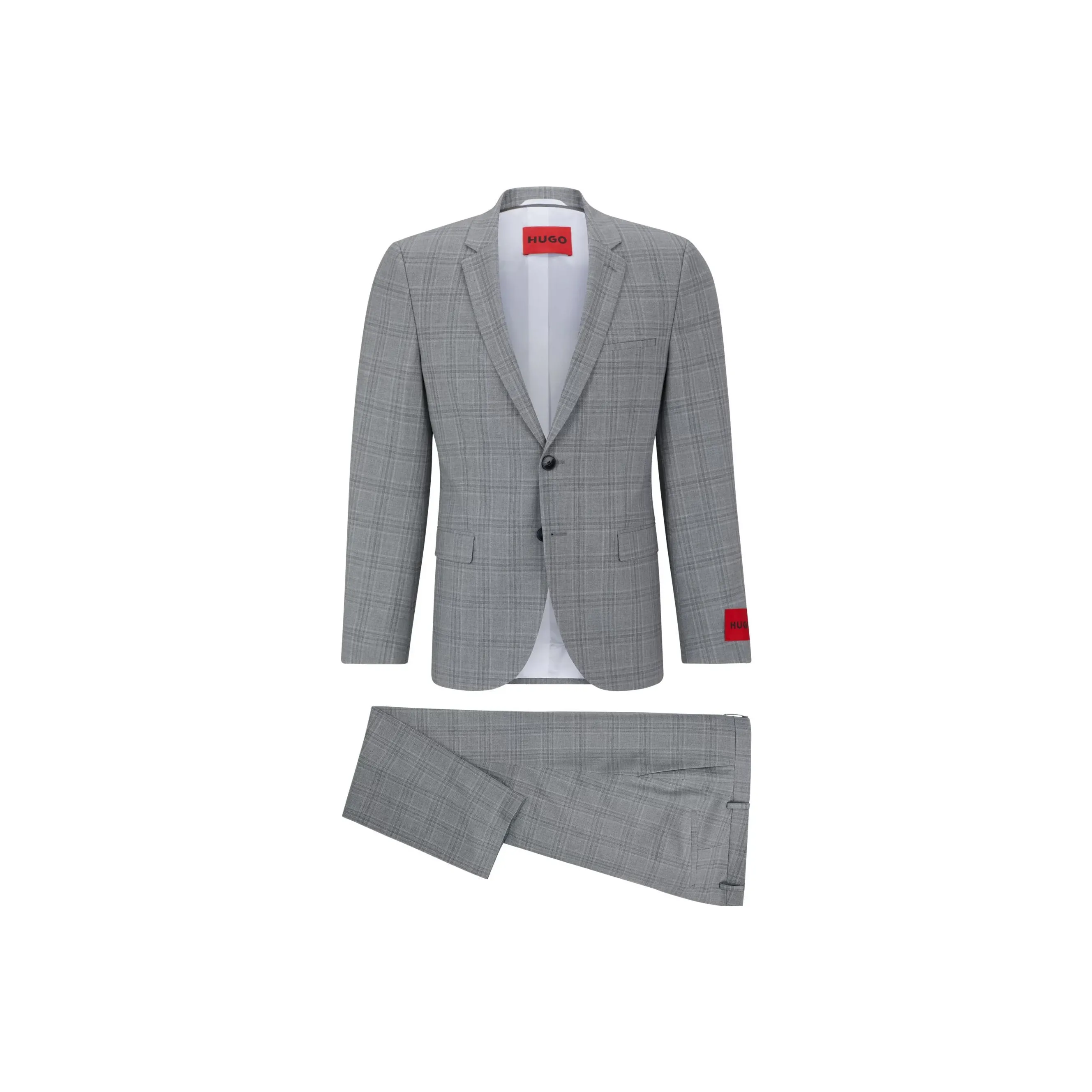 HUGO BOSS Business Suit Men's Gray