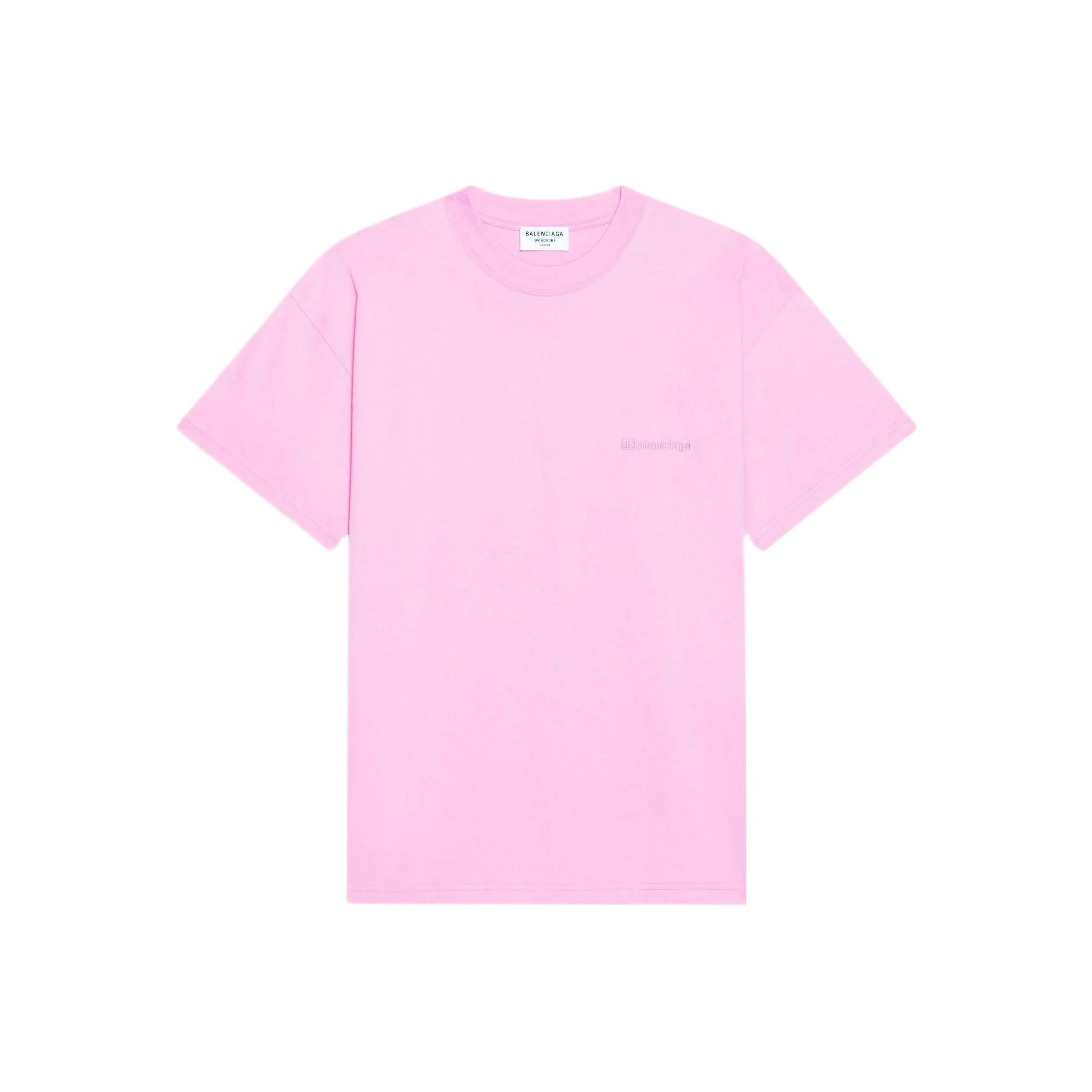 Balenciaga Logo T Shirt Pink