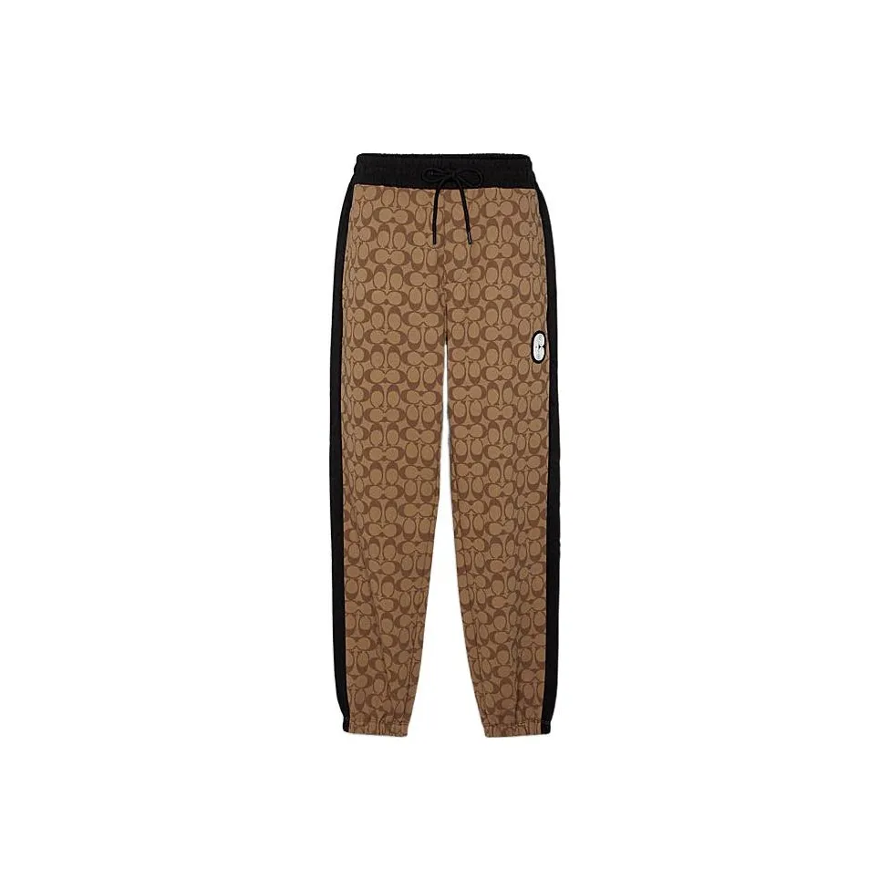 COACH FW22 Sports Pants Men's Khaki