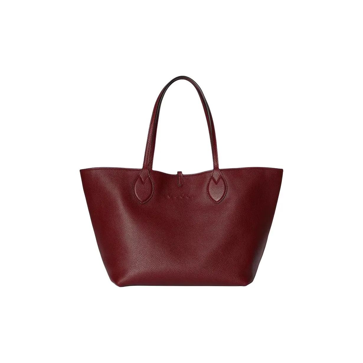 GUCCI Totissima Grain Leather Shoulder Bag Medium Size Women's Red