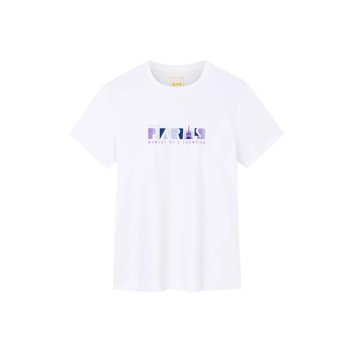 ANTA Variety Тренировки Коллекция T Рубашка Женская Снежно-Белая