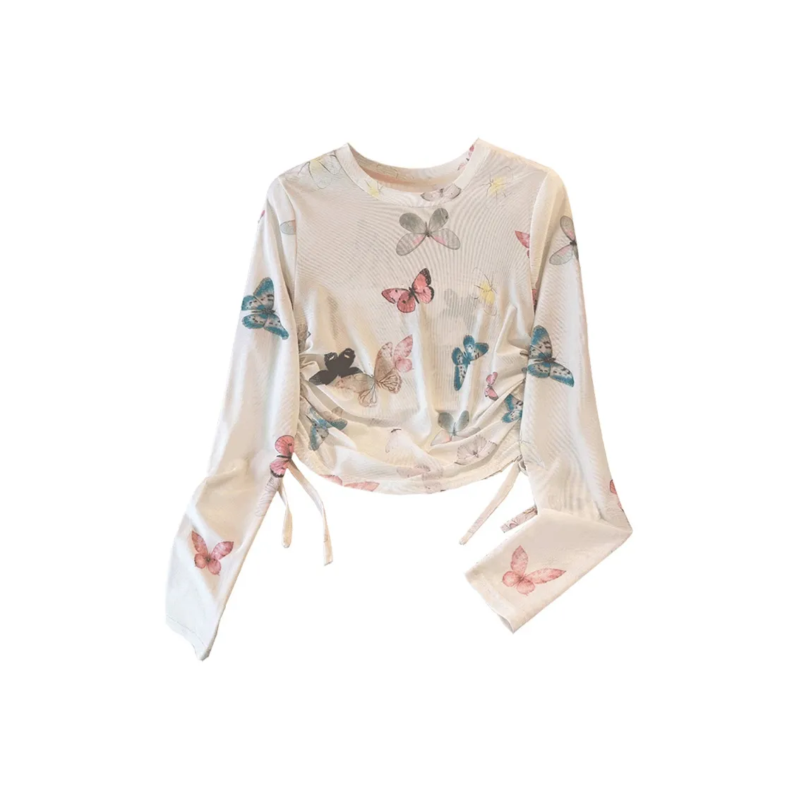 Cypress House T-Shirt Женская Светло-желтая Бабочка