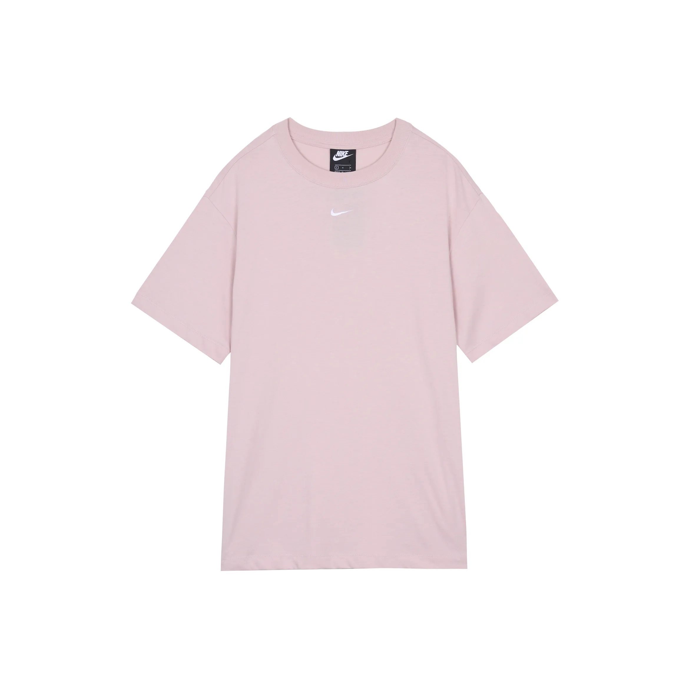 Nike Т-рубашка с рукавом женская розовая