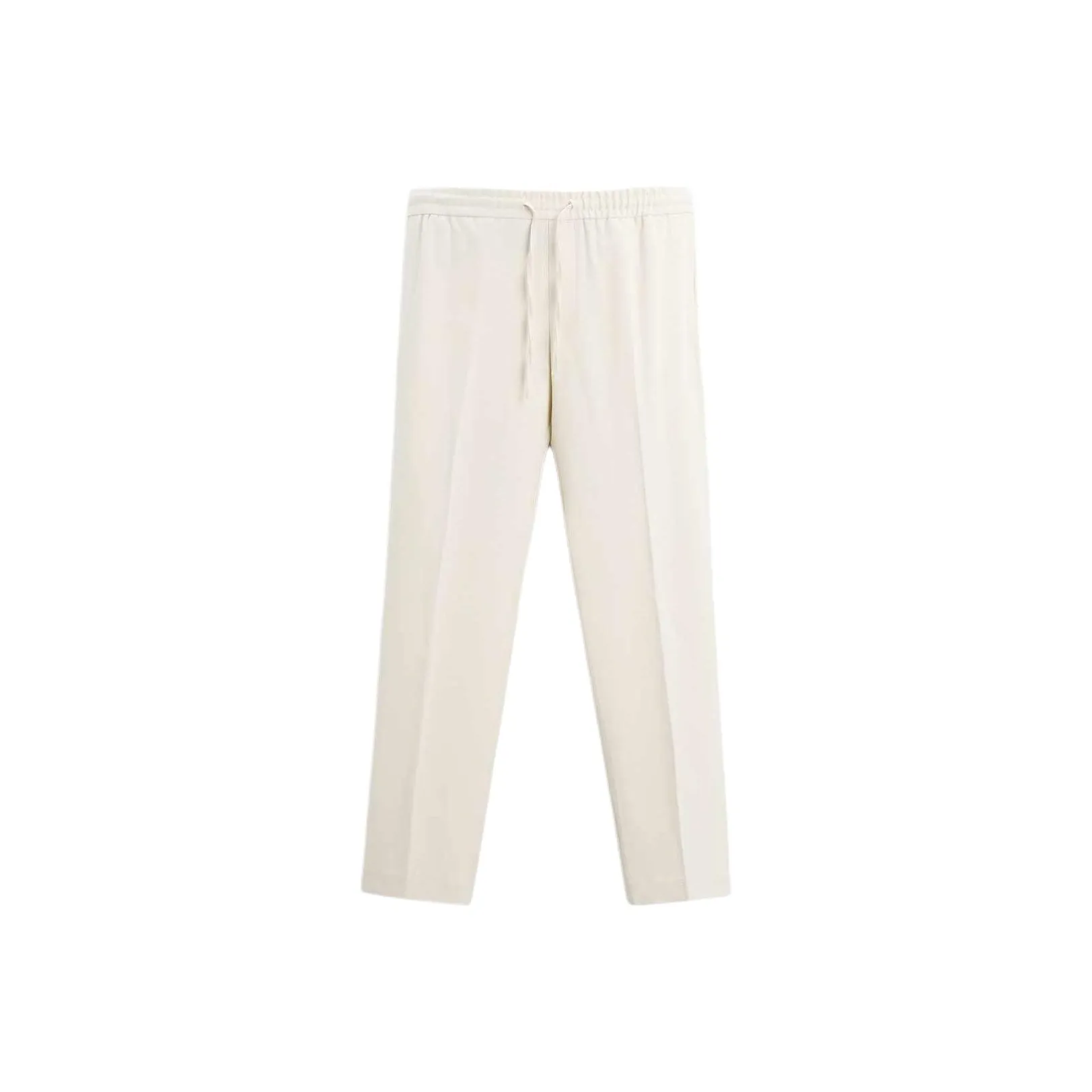ZARA Повседневные брюки Мужские Натуральный Белый