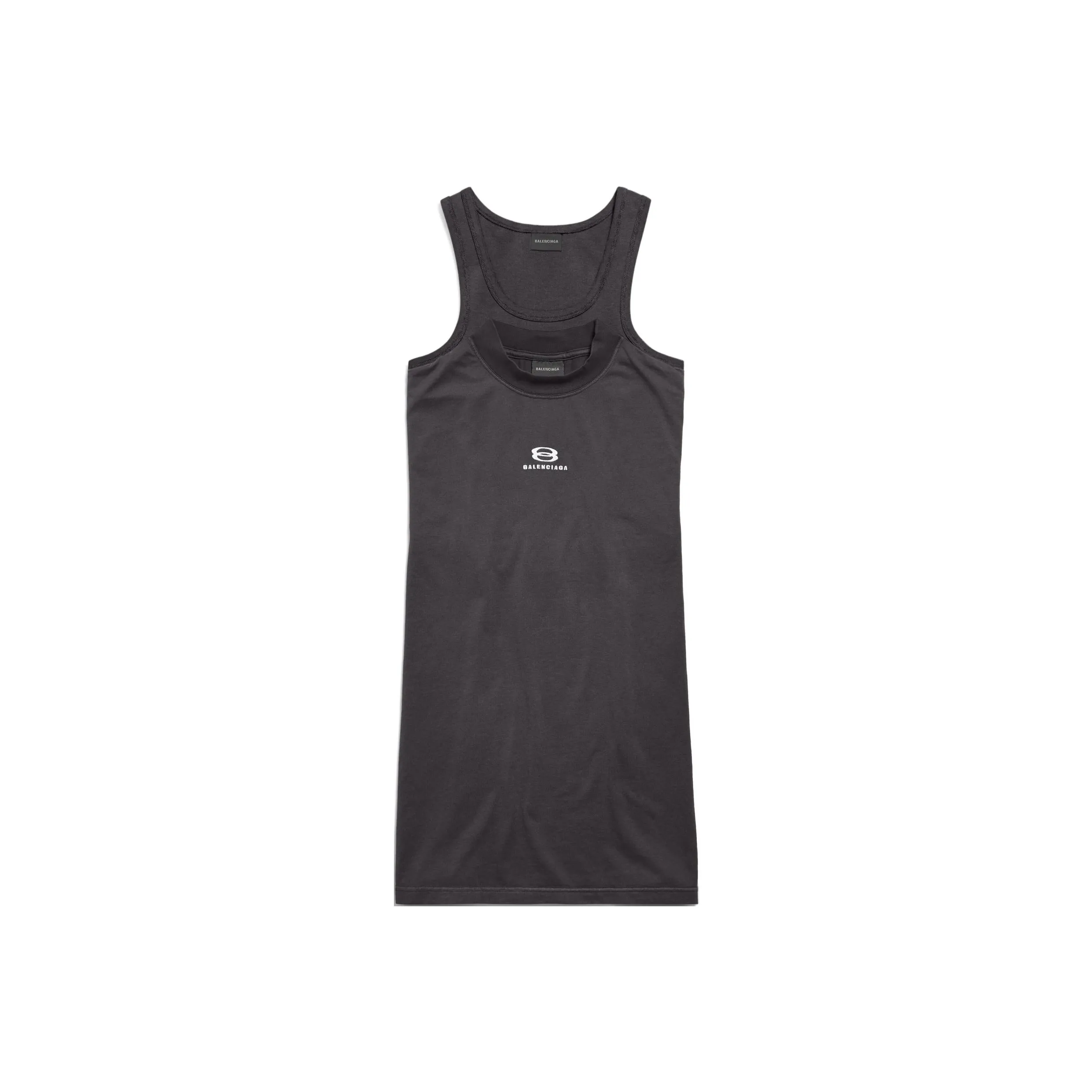 Balenciaga Layered Sleeveless Dress