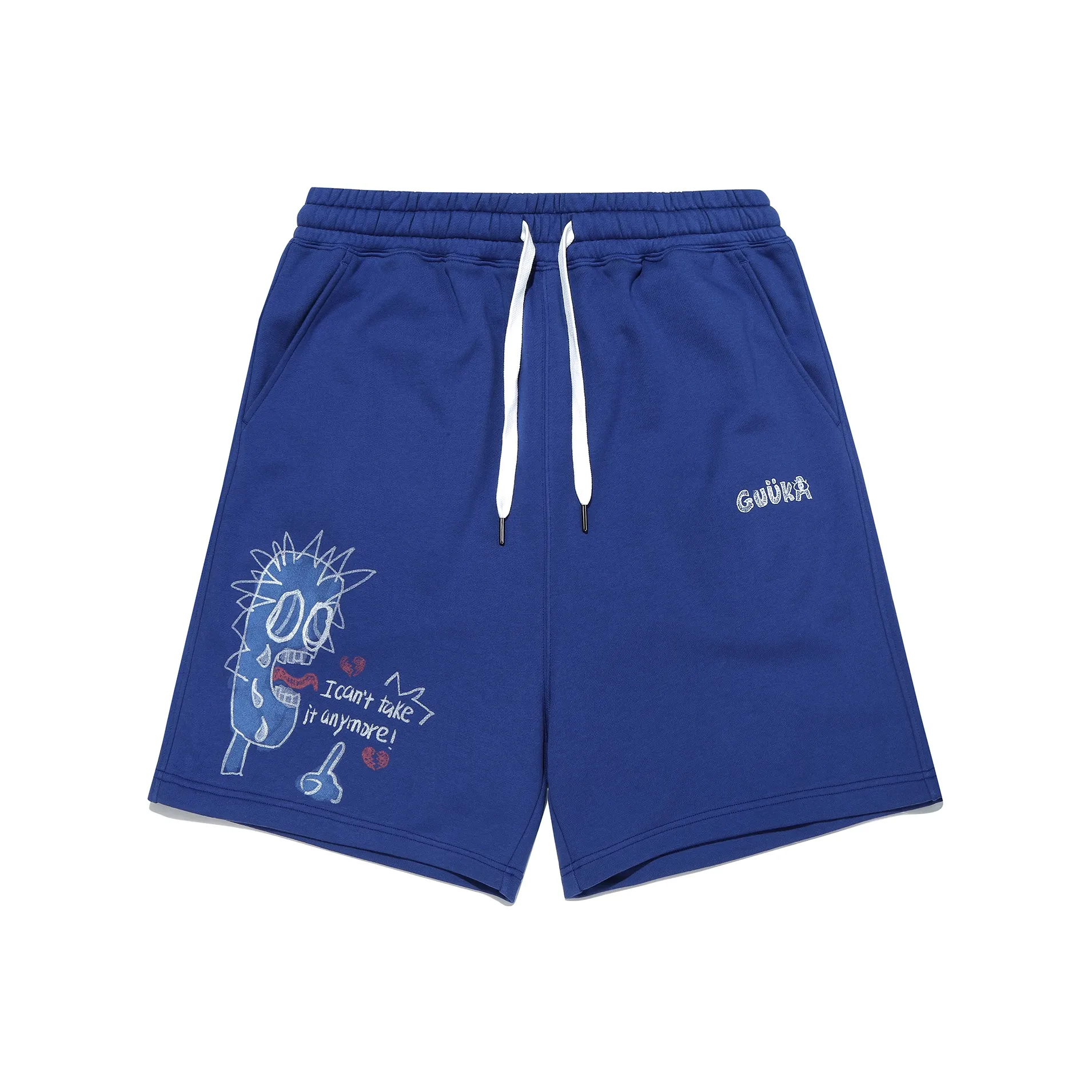 Guuka Casual Shorts Men's Blue Purple