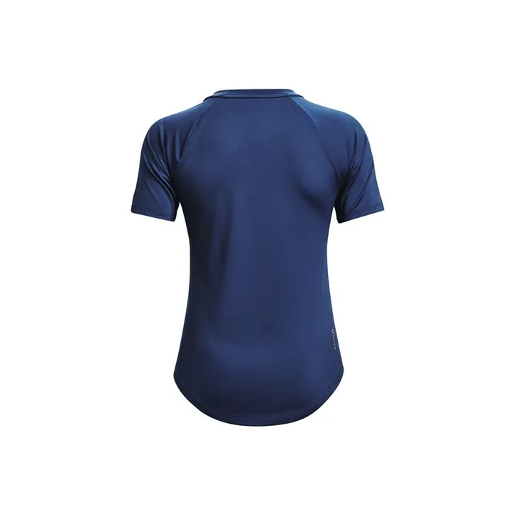 Under Armour RUSH Raglan Sleeve T Shirt Women's Blue