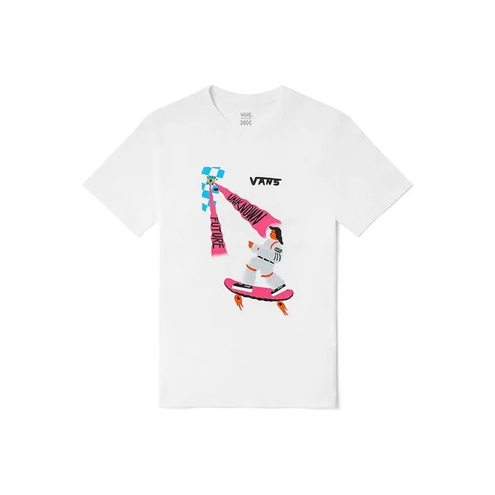 VANS x nichinichi Рукав с спущенным плечом T-рубашка Женская Белая