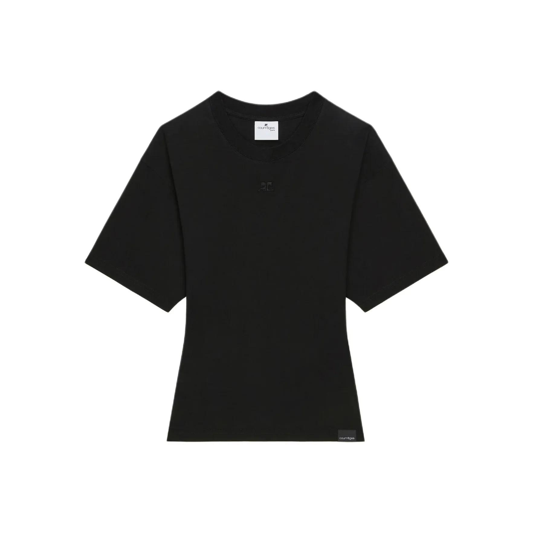 Courrèges Wide Sleeved Fitted Waist T Shirt