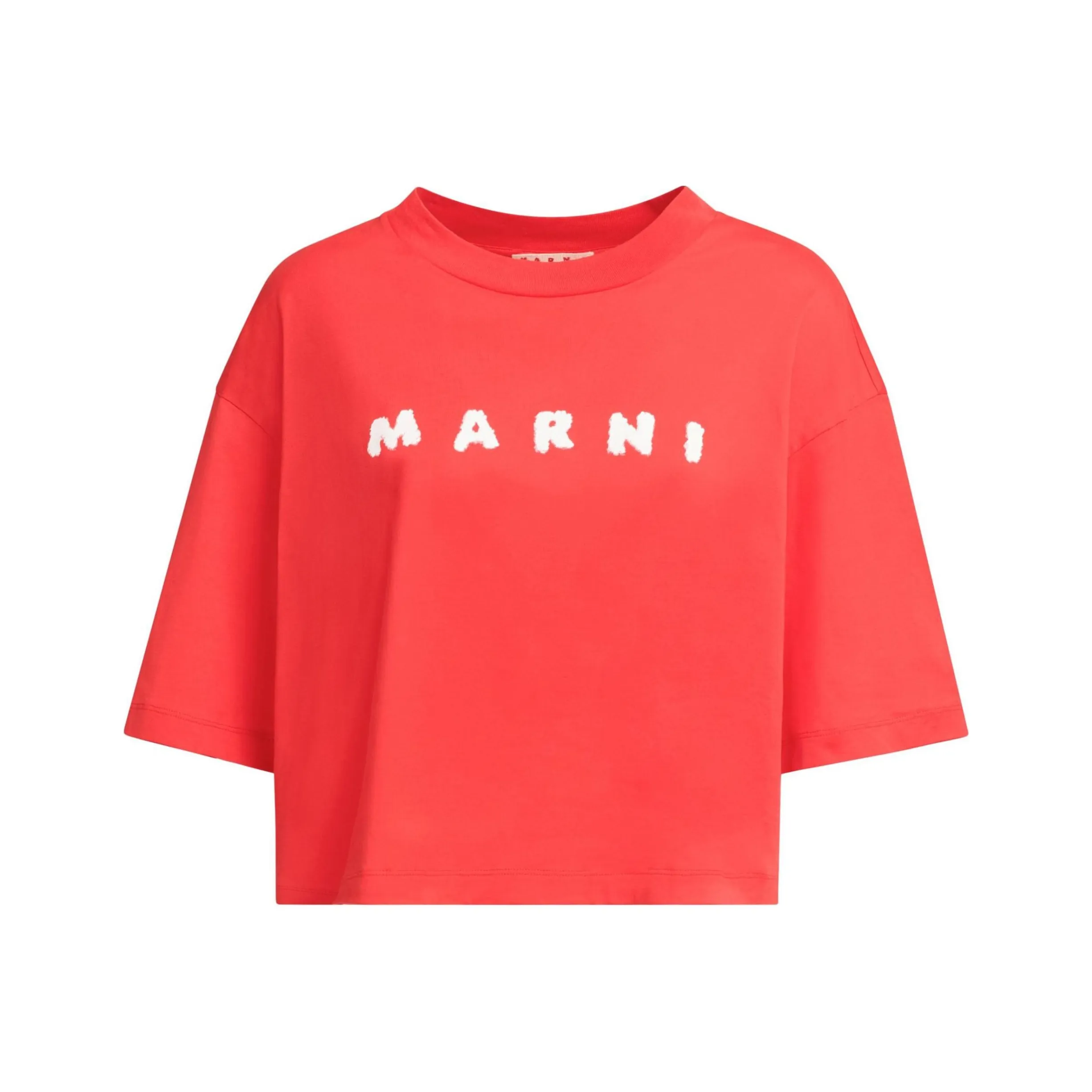 MARNI Cotton Cropped T shirt