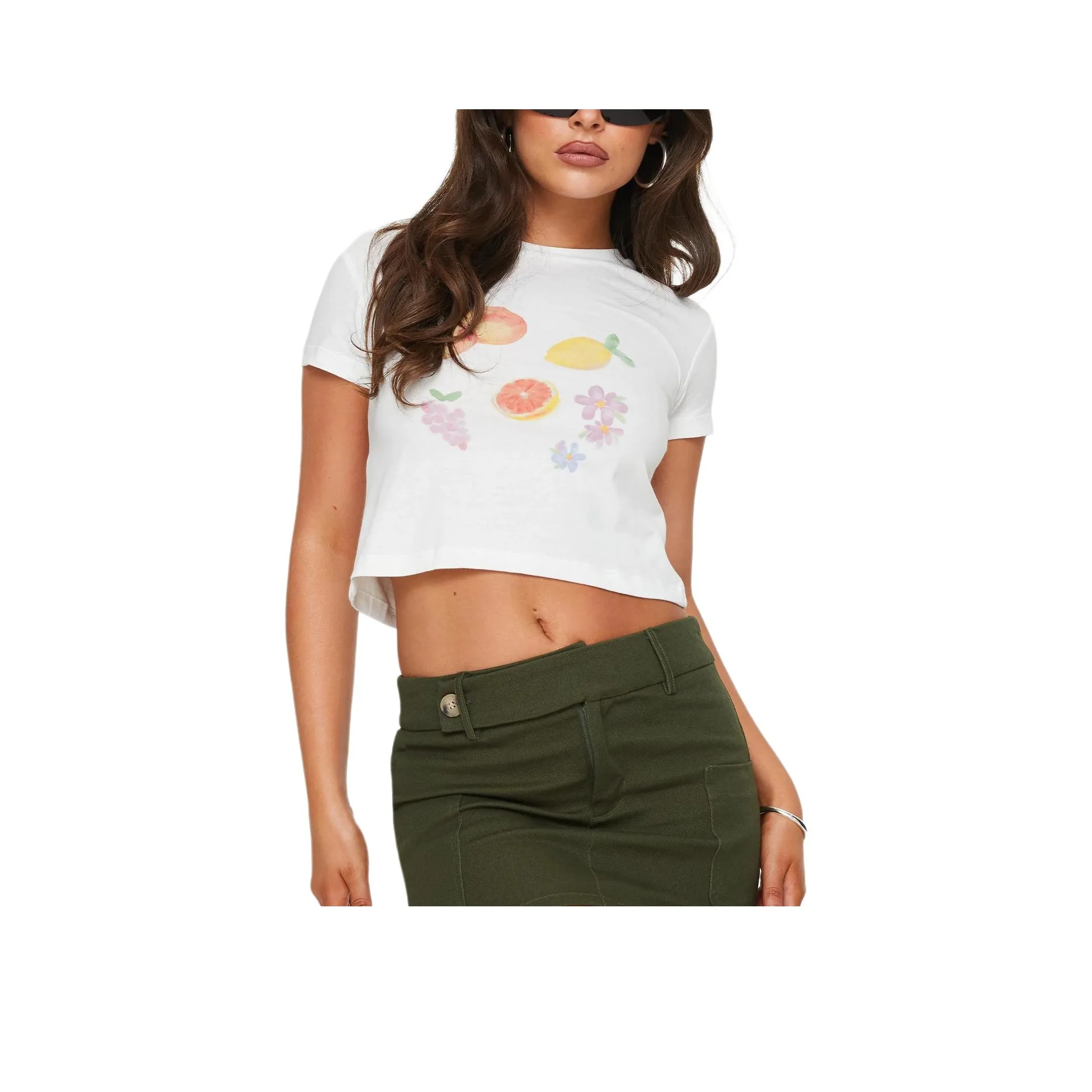 PRINCESS POLLY T-рубашка Женская Белая Белый