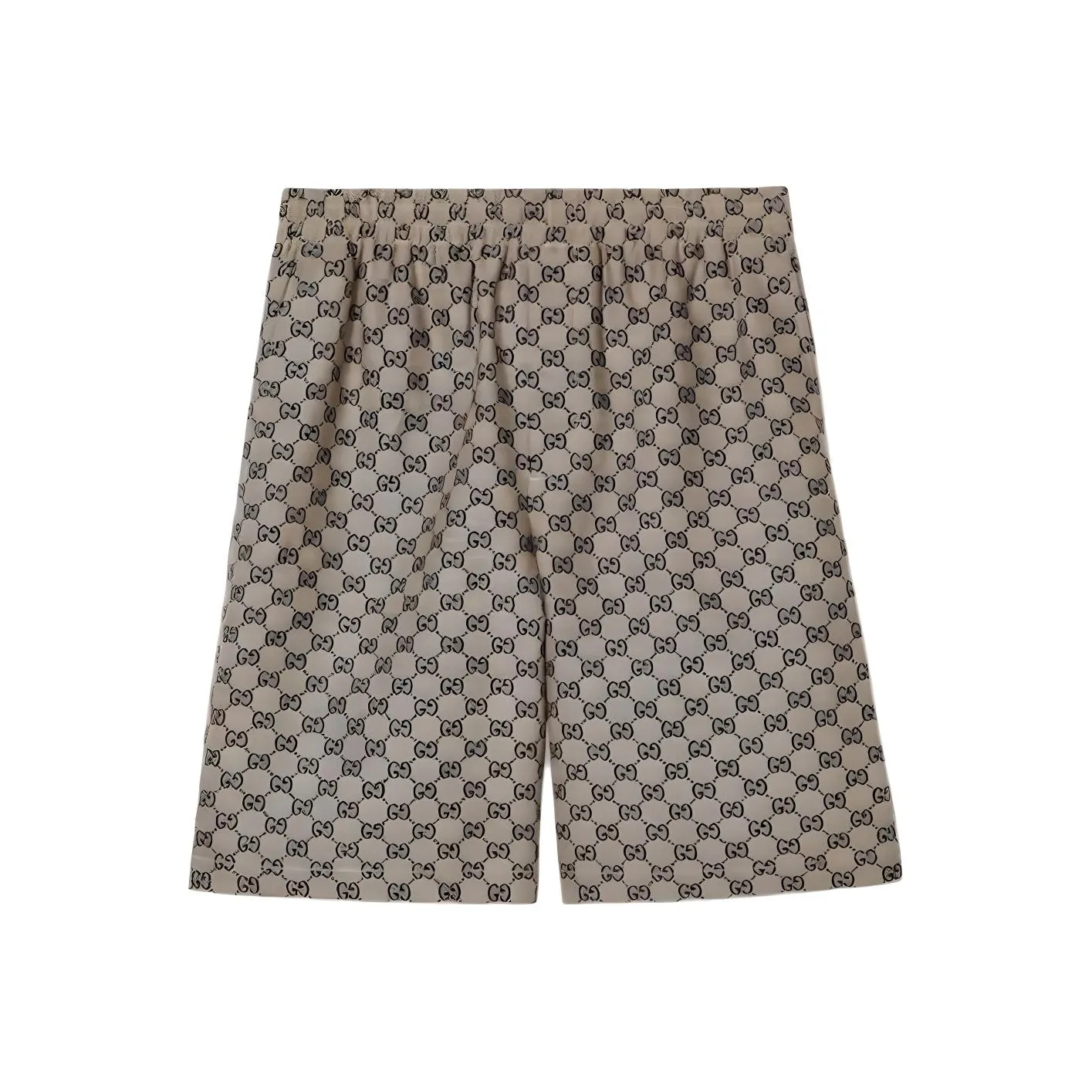 GUCCI Gg Linen Blend Shorts