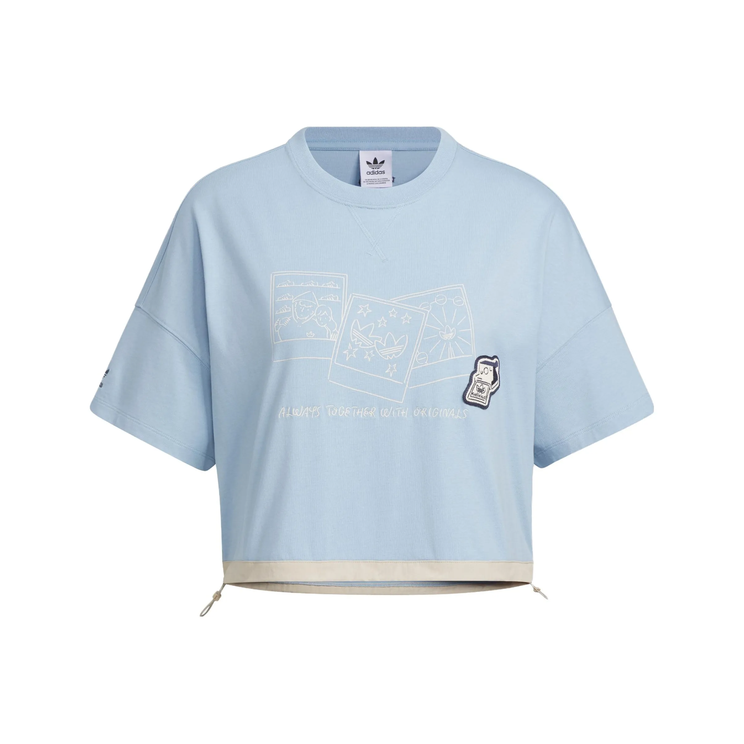 Adidas Originals Adidas X Yu Nagaba SS23 Co branded Series T Shirts Women's Blue