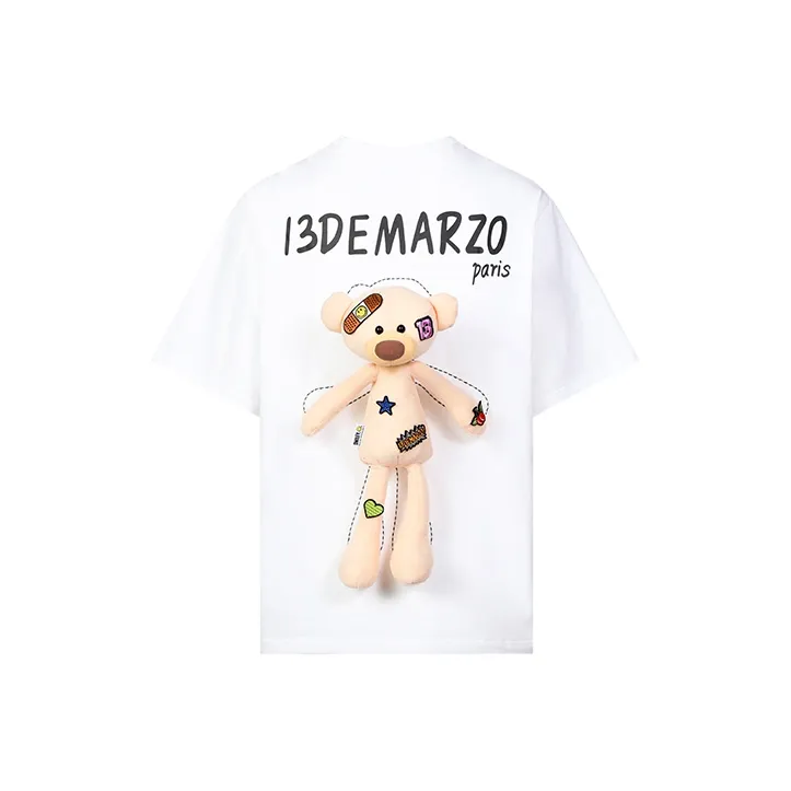13 DEMARZO Drop Shoulder Sleeve T Shirt Unisex
