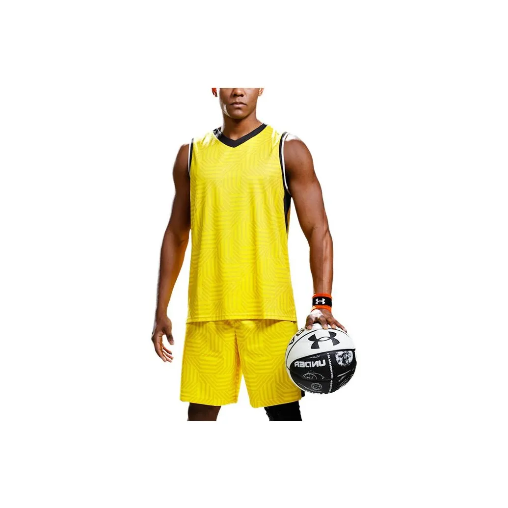 Under Armour Basketball Shorts Men Yellow