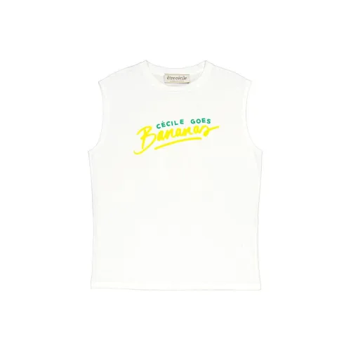 ETRE CECILE Белые Женские Майки