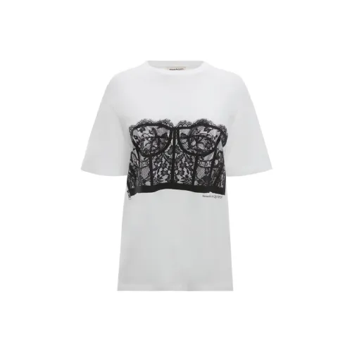 Alexander McQueen Белые Женские Футболки