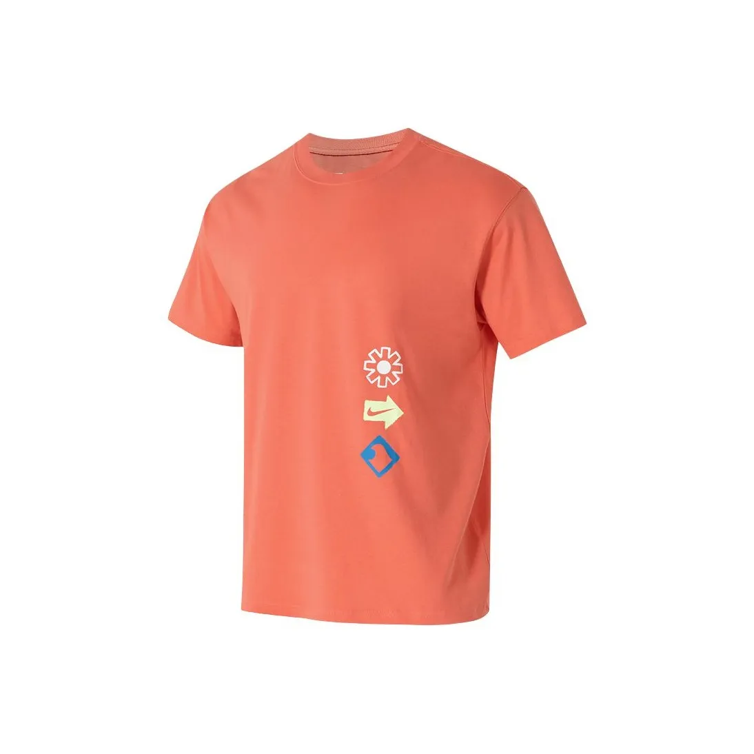 Nike Sports Life Collection SS25 T-Shirt Мужской Оранжевый