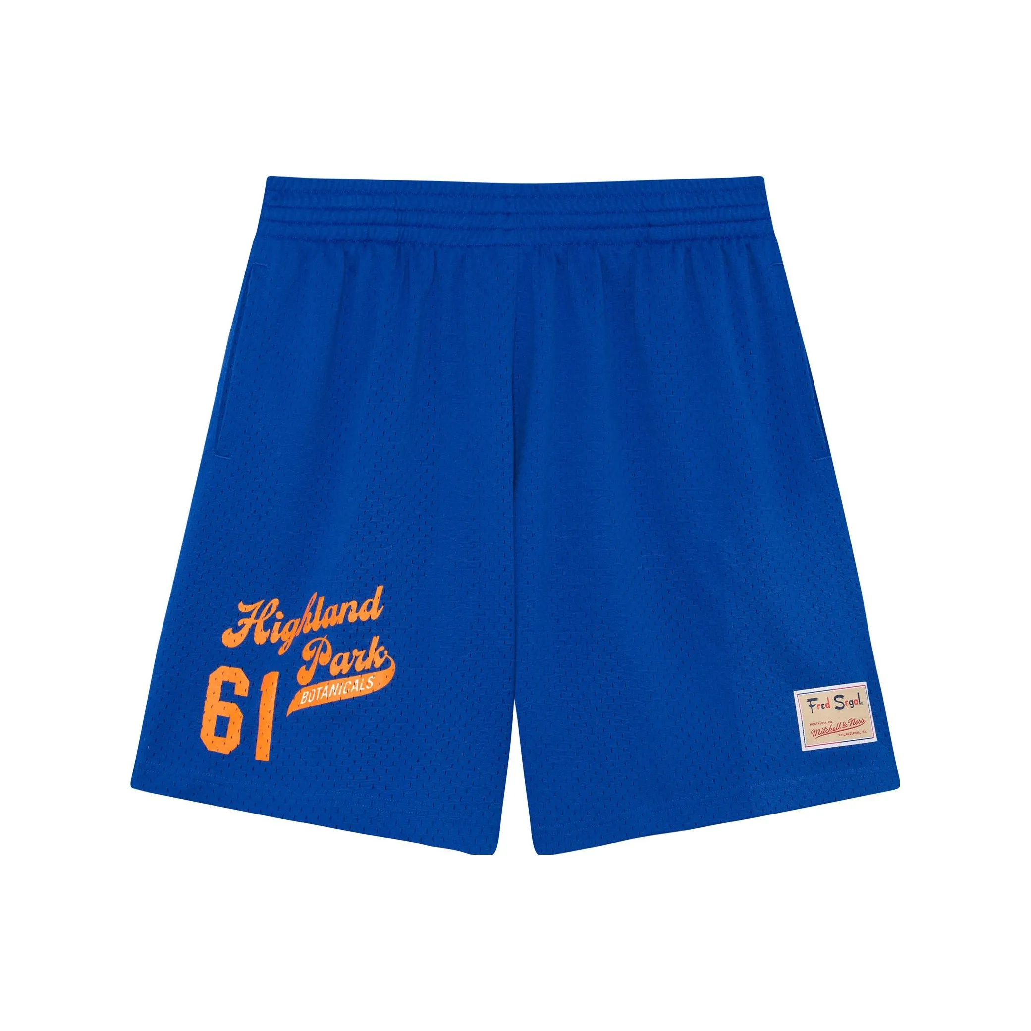 MITCHELL NESS x Fred Segal Баскетбольные шорты Мужские Королевский синий