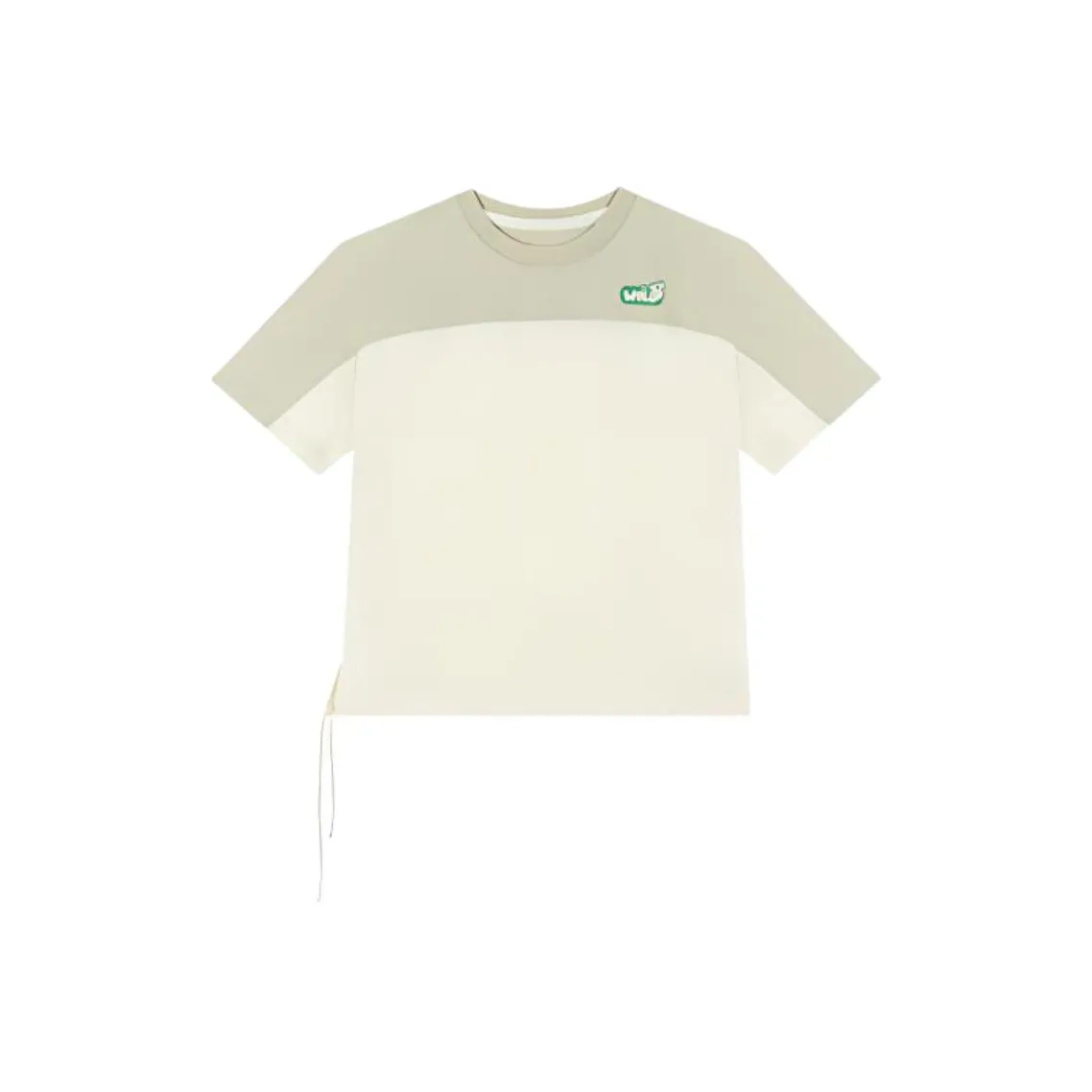 361° T Shirt Women's Laurel Leaf Gray Green/Sand Brown White