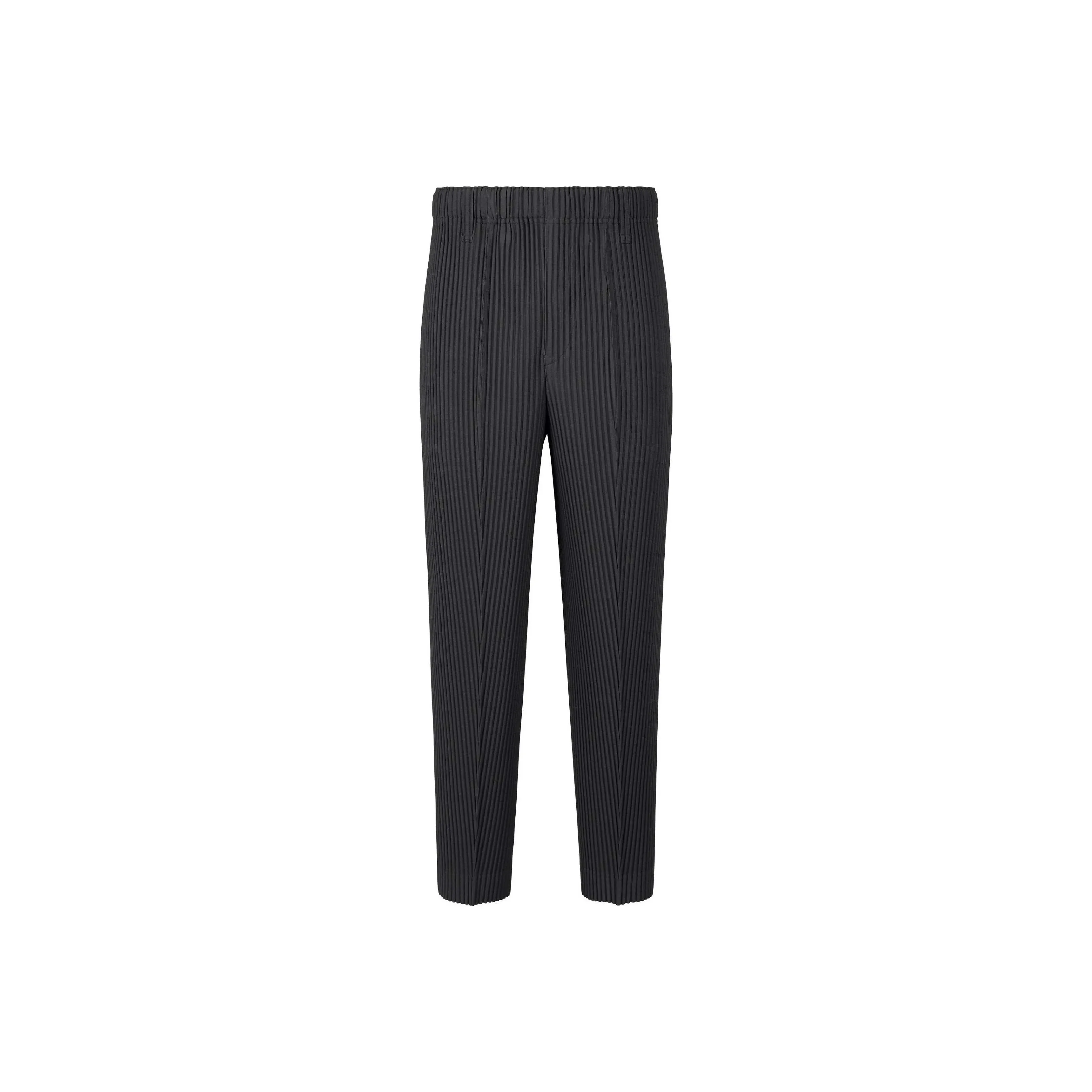 Homme Plissé Issey Miyake FW24 Casual Pants Men's Black