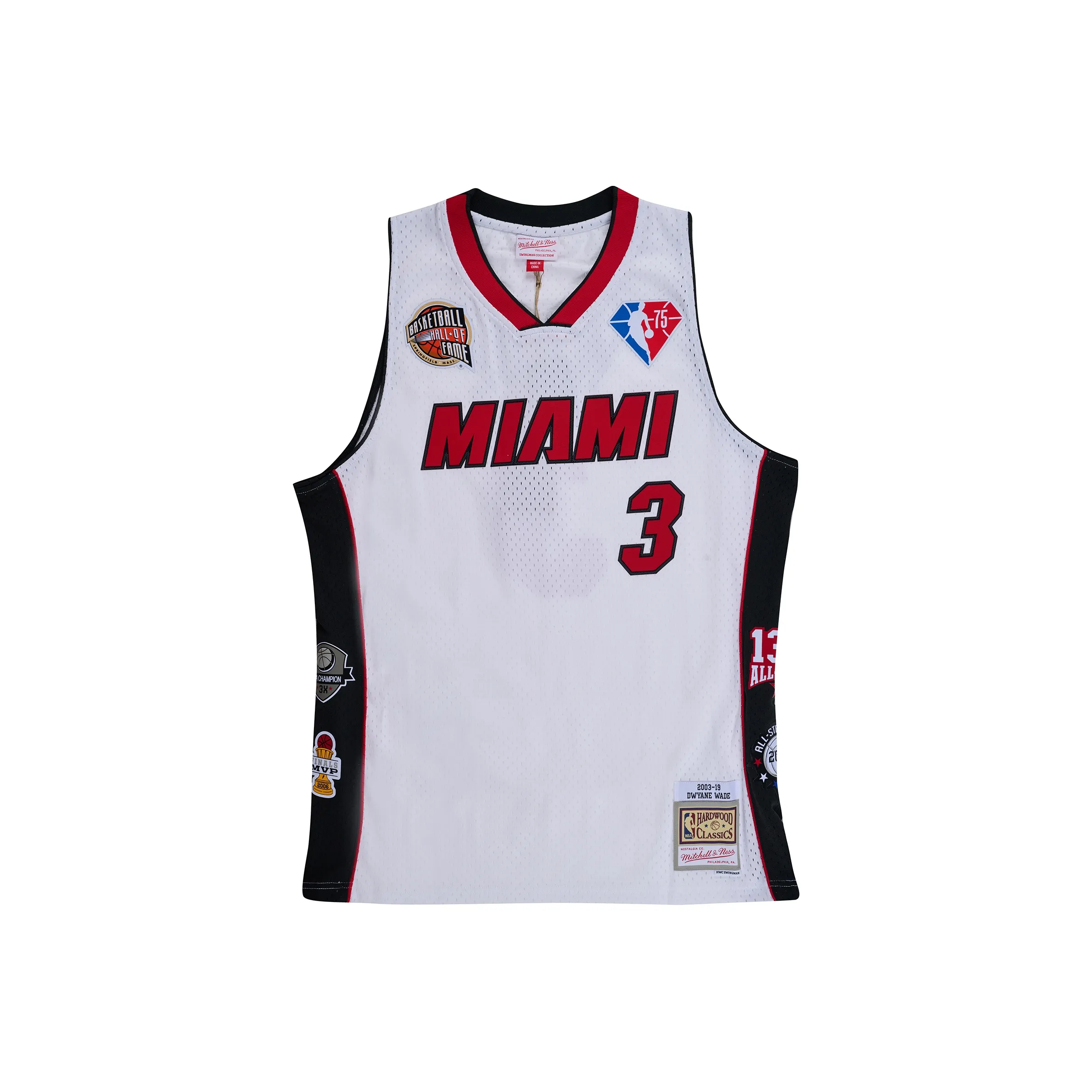 Mitchell Ness Белый Унисекс Баскетбольная Джерси