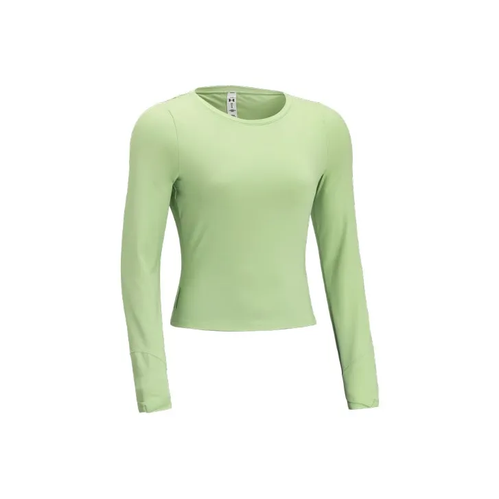 Under Armour Long Sleeved T Shirt Women's Light Olive Green
