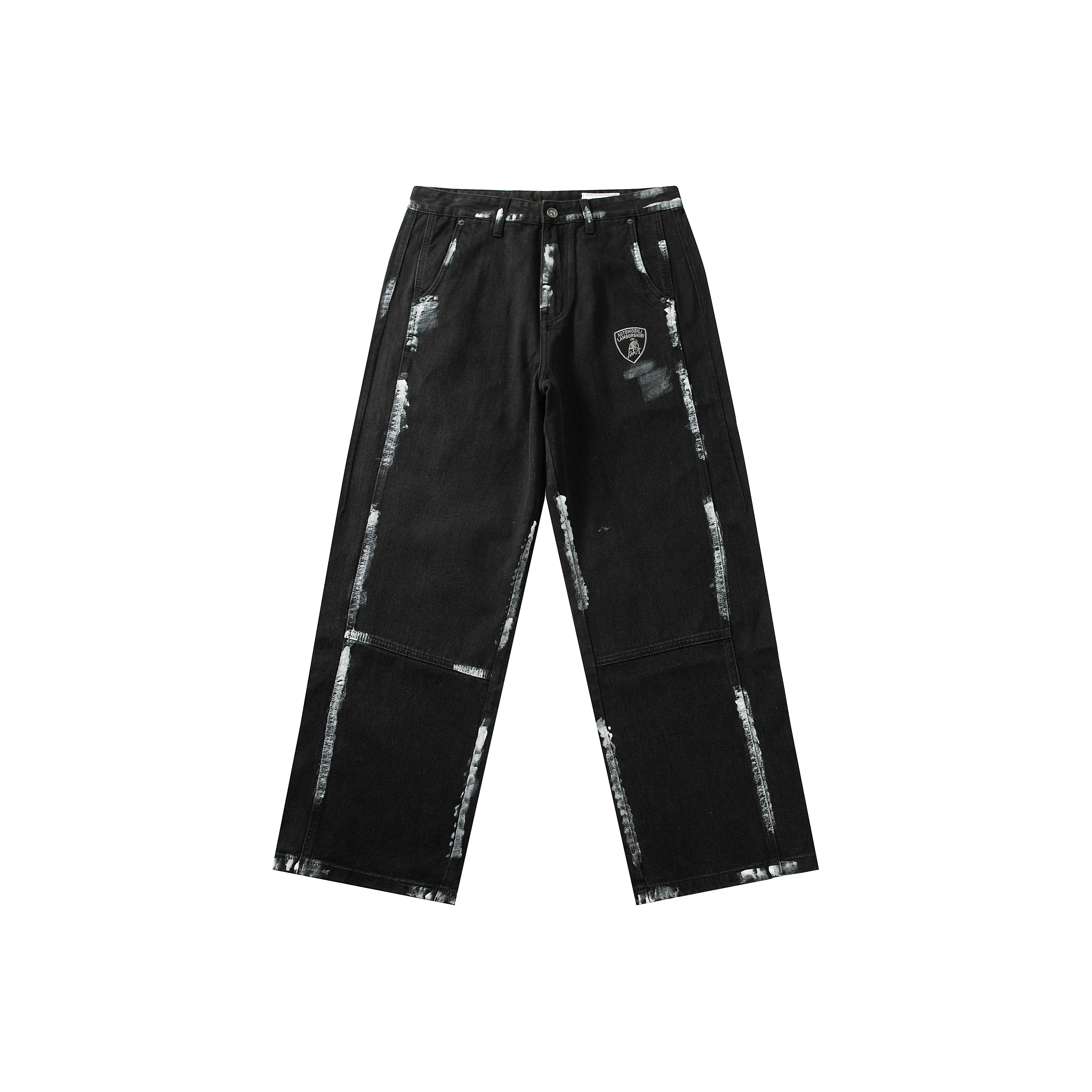 Automobili Lamborghini Casual Pants Unisex Black