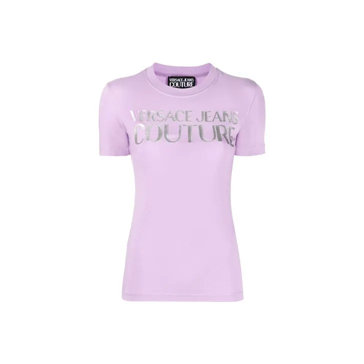 VERSACE JEANS COUTURE T Shirt Women's Purple