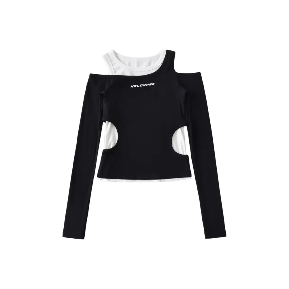 SLEEP AT 11 T Рубашка Женская Черная