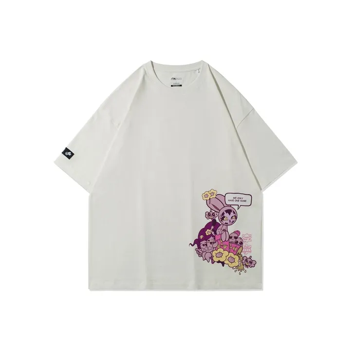 LINING Sports Fashion Collection Белые Женские Футболки