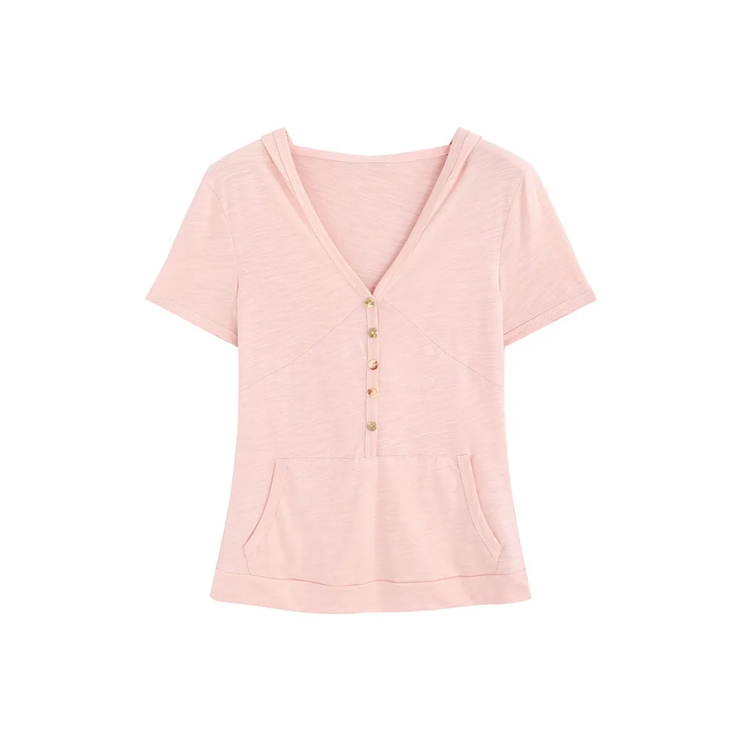 DGMZ T-Shirt Женская Светло-Розовая