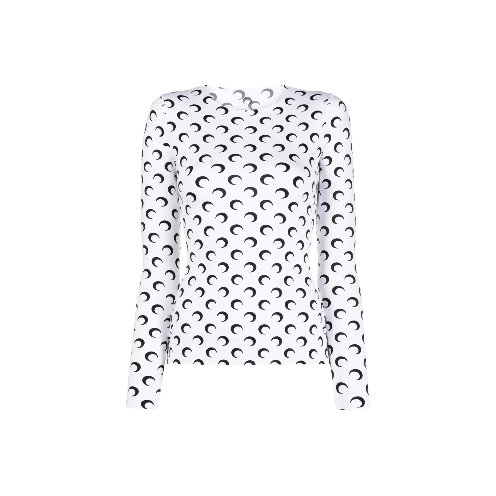 Marine Serre Белая Женская Рубашка T