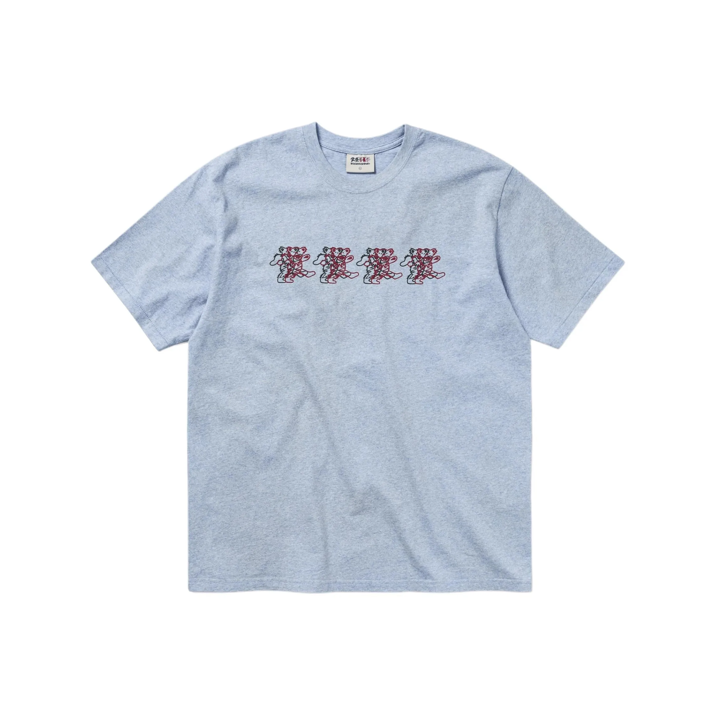 Thisisneverthat X Grateful Dead T Shirts Unisex Gray