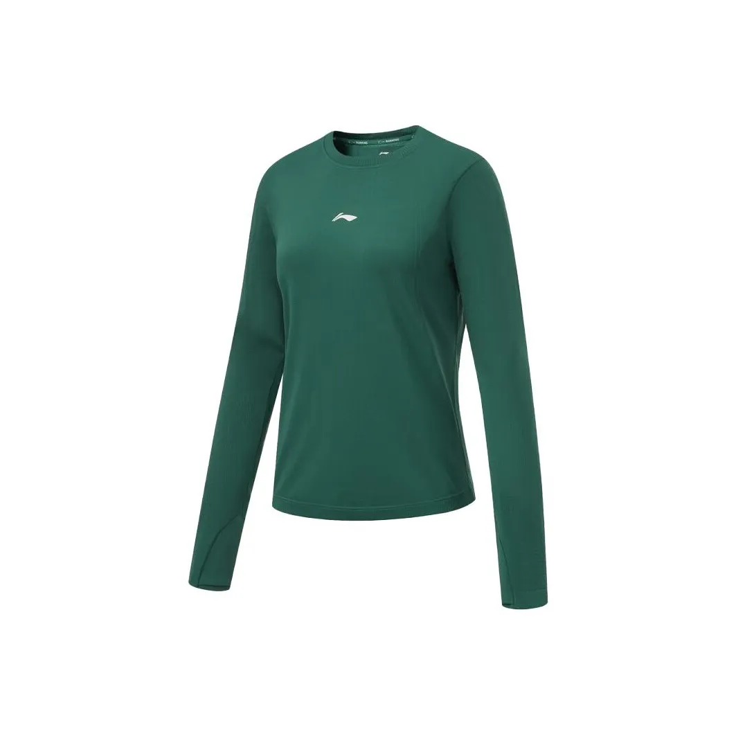 LINING Running Collection Темно-Дворцовый Зеленый Женские Футболки