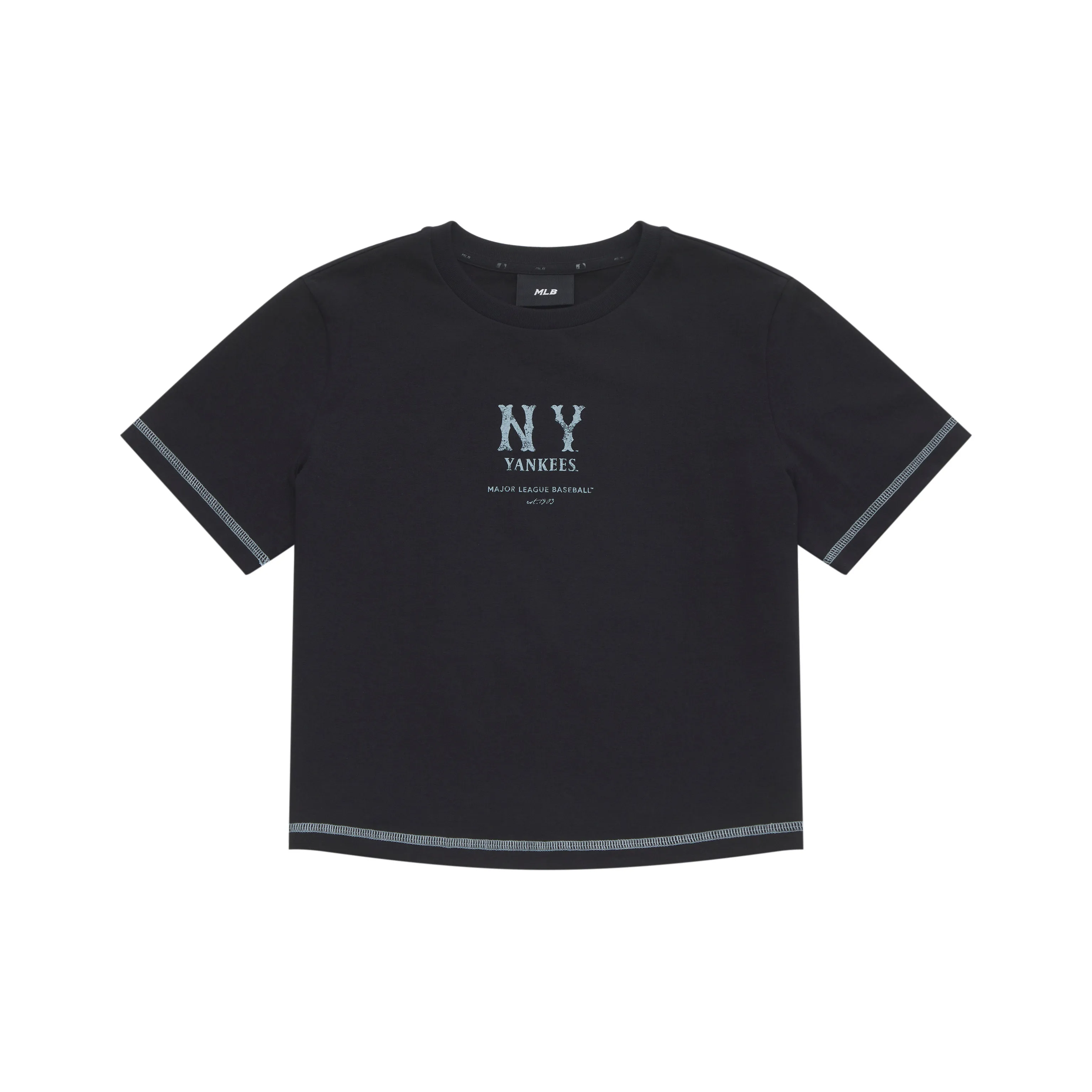 MLB New York Yankees Basic Collection SS25 T-Shirt Женская Черная