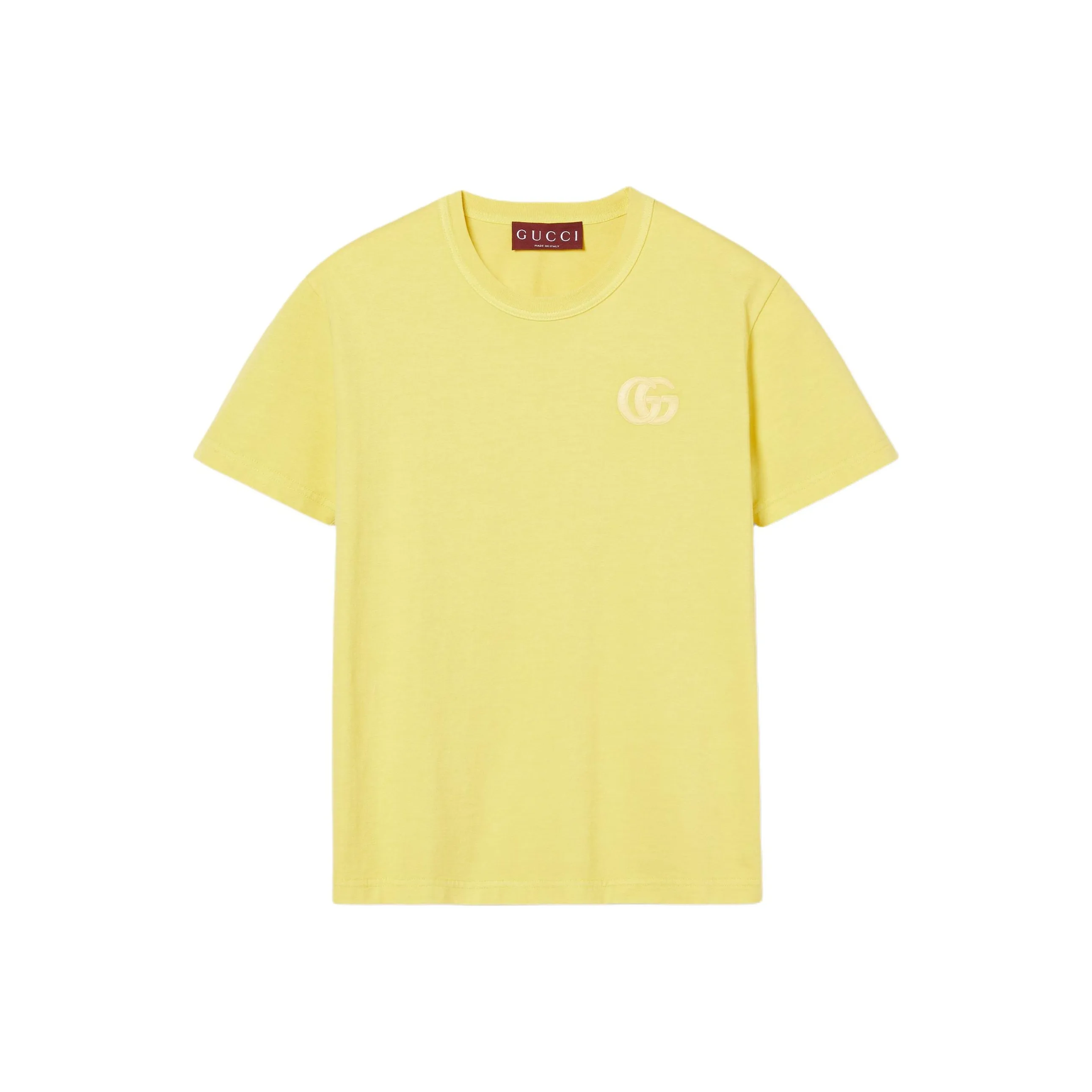 GUCCI Embroidered Cotton T shirt