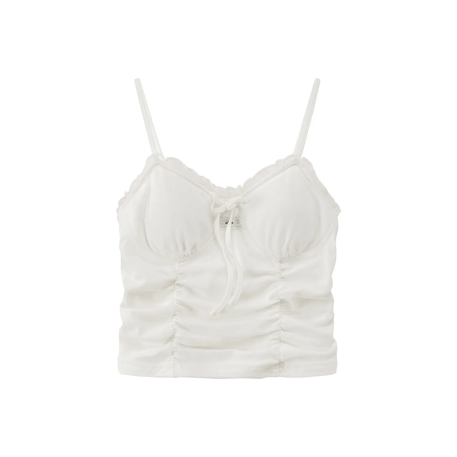 CHUU Белый с вкладышами Женские майки