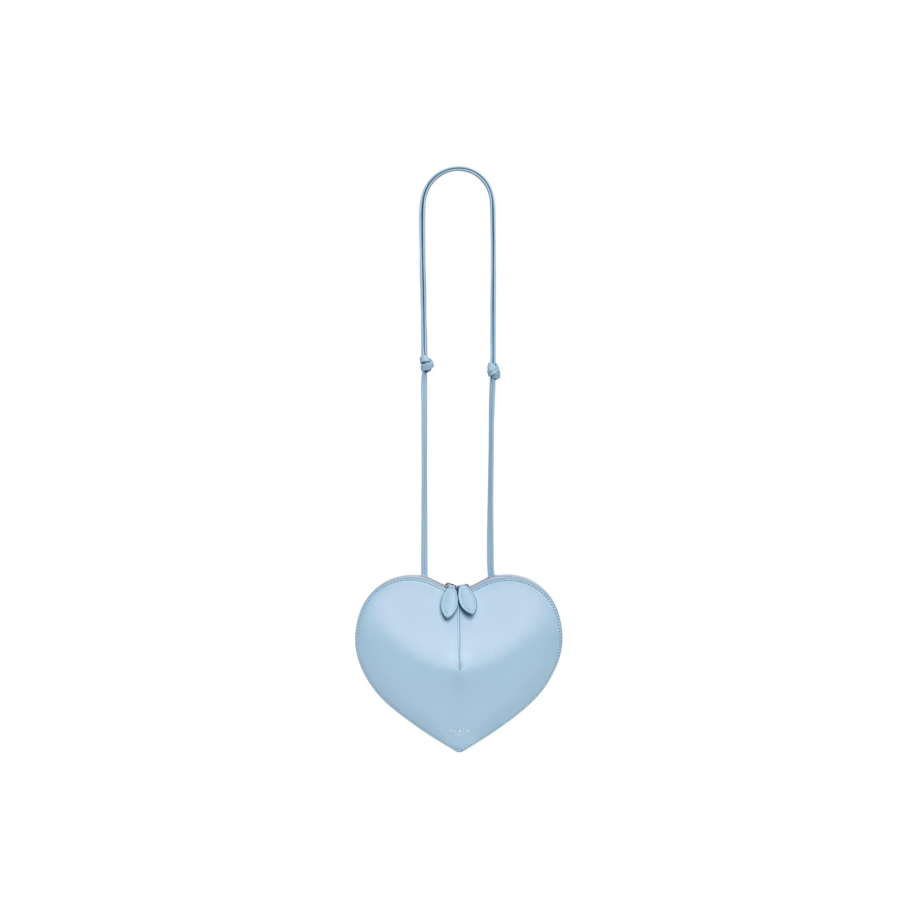 Alaia Calfskin Heart Shaped Bag, Crossbody Bag, Shoulder Bag Women's Blue