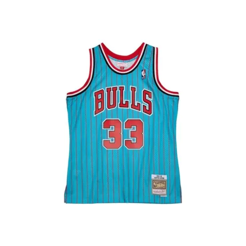 Mitchell Ness Синий Мужской Баскетбольный Джерси