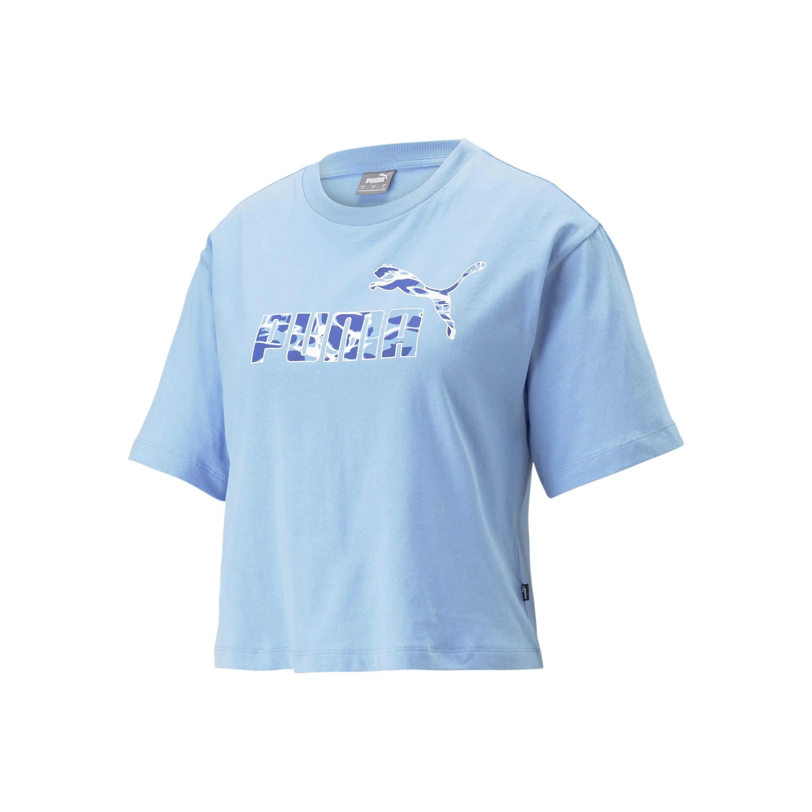 PUMA SUMMER SPLASH Summer Splash Graphic Tee T Shirt Women's Blue