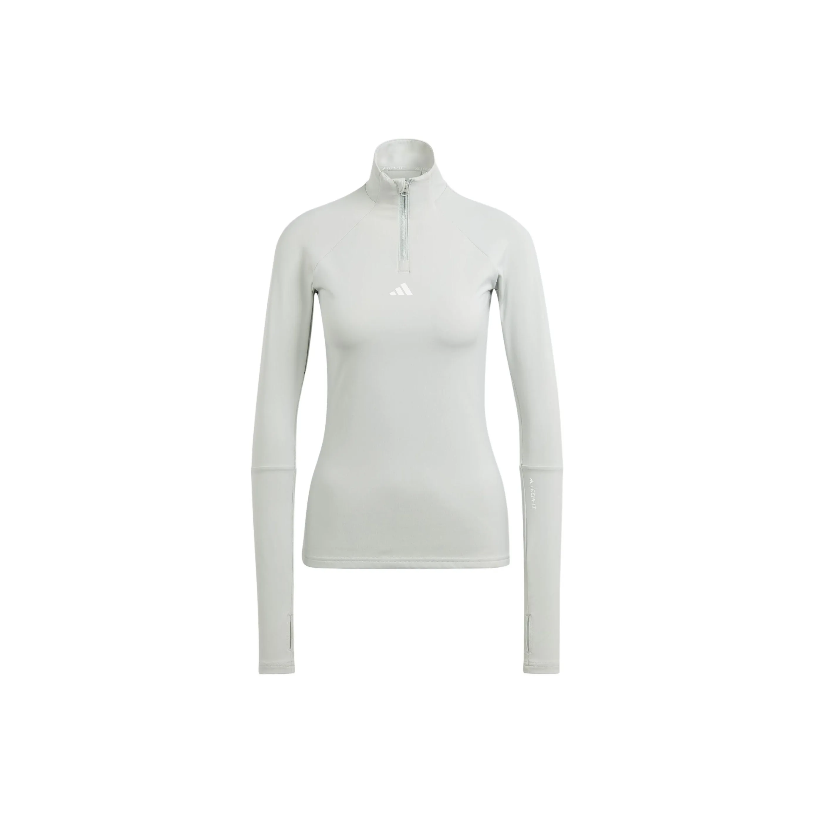 Adidas Рукав реглан T-рубашка Женская Серебряная Серый